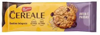 Biscoito Cookie Integral Aveia E Passas Bauducco Cereale Pacote 60g