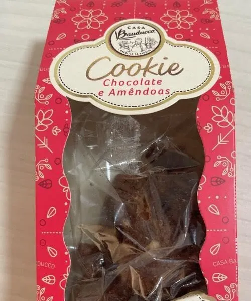 Cookie  Chocolate. Amêndoas
