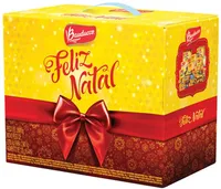 Cesta De Natal Bauducco Caixa 2,911kg 19 Unidades