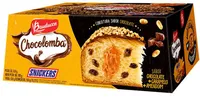Bolo De Páscoa Com Gotas De Chocolate Snickers Cobertura Chocolate Bauducco Chocolomba Maxi Caixa 650g