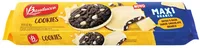 Biscoito Cookie Chocolate Com Gotas Cobertura Chocolate Branco Bauducco Maxi Pacote 96g