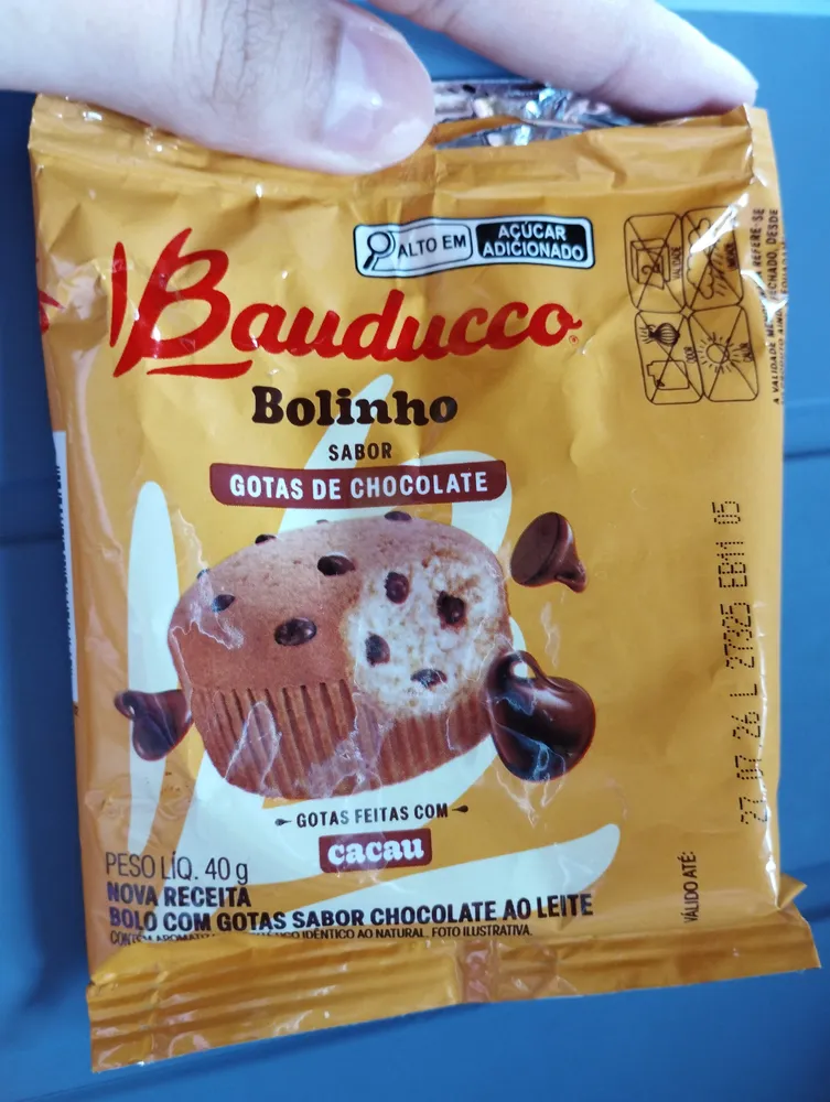 Bolinho Com Gotas De Chocolate