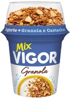 Iogurte Integral Com Granola E Castanhas Vigor Viv Mix Copo 165g