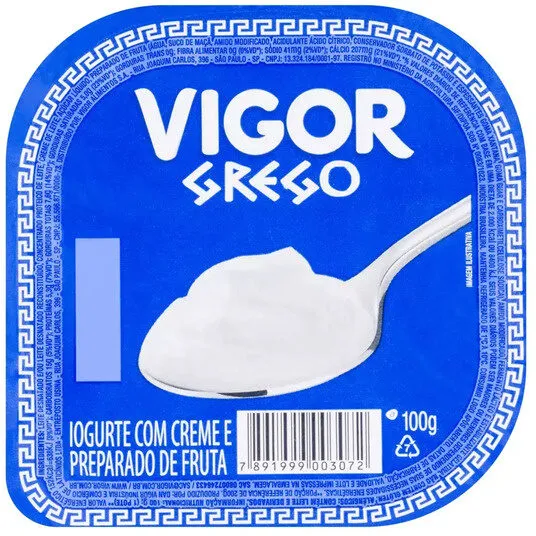 Iogurte Grego Vigor Pote 100g
