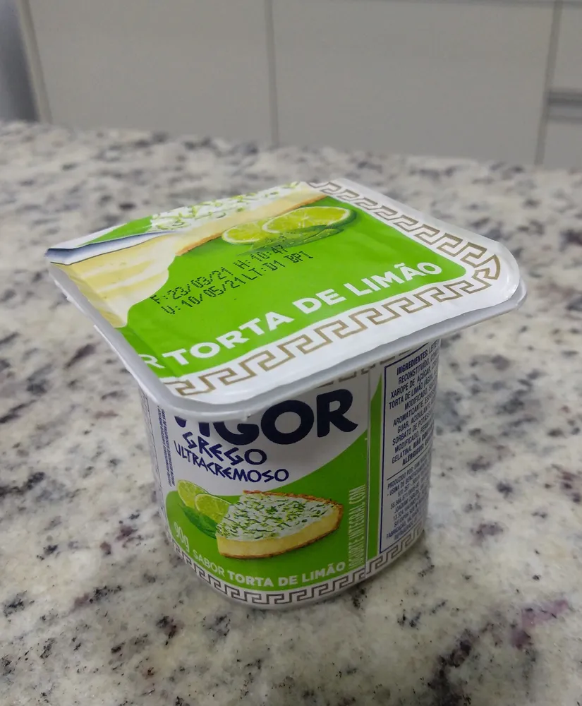 Iogurte Grego Cremoso Torta de Limão