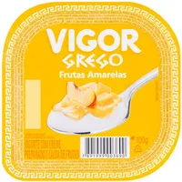 Iogurte Grego Calda Frutas Amarelas Vigor Pote 100g