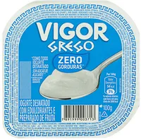 Iogurte Desnatado Grego Vigor Pote 100g