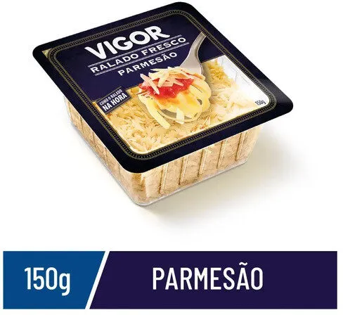 Queijo Parmesão Ralado Vigor Bandeja 150g