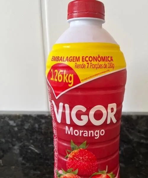 Iogurte  morango