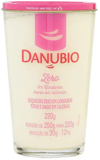 Requeijão Danubio Zero Copo 220g