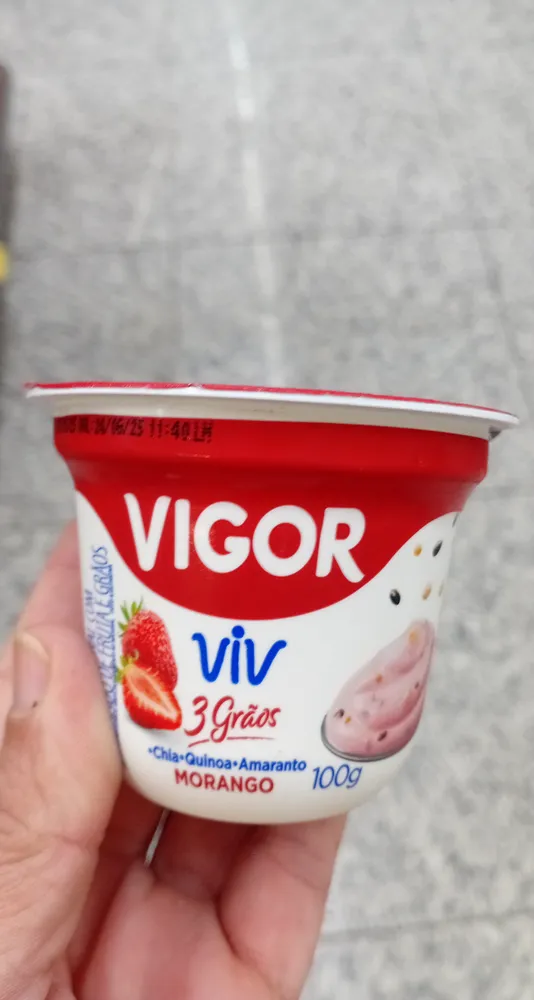 Viv  3 grãos. morango