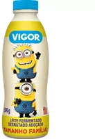 Leite Fermentado Desnatado Minions Vigor Garrafa 900g Tamanho Família