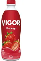 Iogurte Parcialmente Desnatado Morango Vigor Garrafa 900g