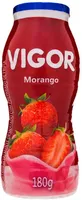 Iogurte Parcialmente Desnatado Morango Vigor Frasco 180g