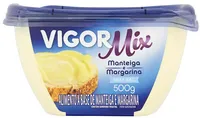 Manteiga E Margarina Sem Sal Vigor Mix Pote 500g