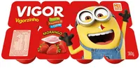 Queijo Petit Suisse Morango Meu Malvado Favorito 3 Vigor Vigorzinho Bandeja 360g 8 Unidades