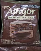Alfajor recheio de chocolate