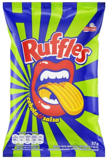 Batata Ruffles Cebola E Salsa