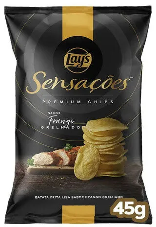 Batata Frita Frango Grelhado Elma Chips Sensações Pacote 45g