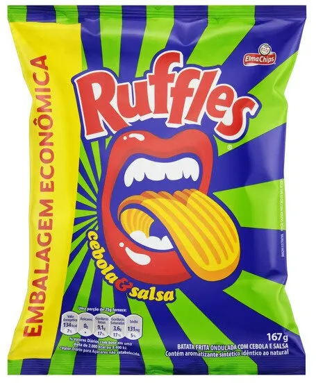 Batata Ruffles Cebola E Salsa