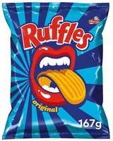 Batata Frita Ondulada Original Elma Chips Ruffles Pacote 167g