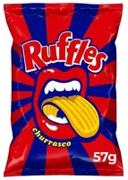 Batata Frita Ondulada Churrasco Elma Chips Ruffles Pacote 57g