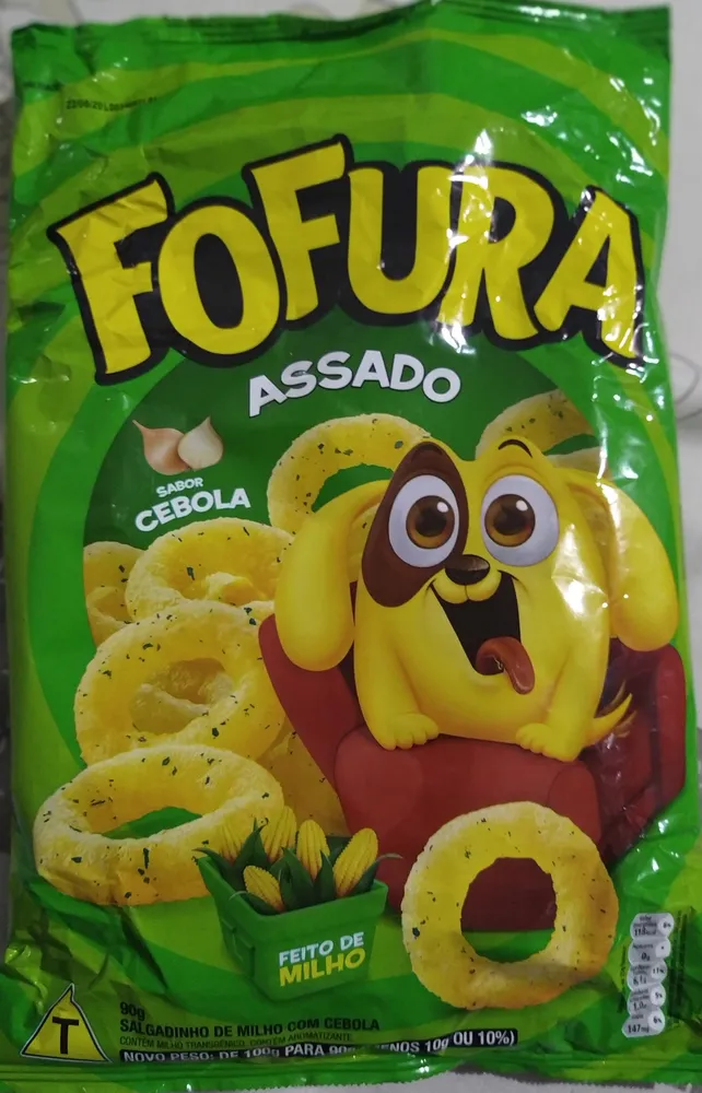 Salgadinho de Milho com Cebola