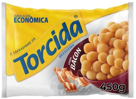 Salgadinho De Trigo Bacon Torcida Pacote 450g Embalagem Econômica