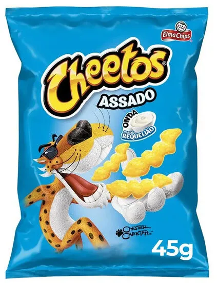 Salgadinho De Milho Onda Requeijão Elma Chips Cheetos Pacote 45g