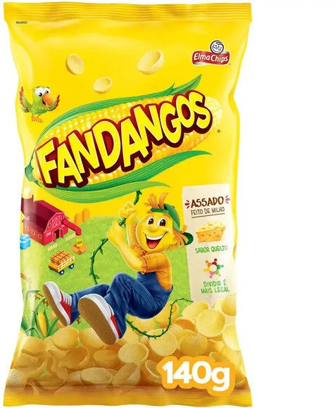 Salgadinho De Milho Queijo Elma Chips Fandangos Pacote 140g