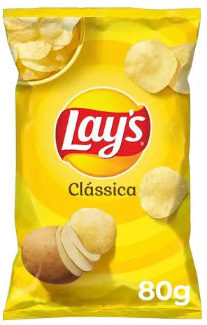 Batata Frita Lisa Clássica Lays Pacote 80g