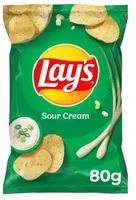 Batata Frita Lisa Sour Cream Lays Pacote 80g