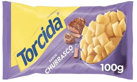Salgadinho De Trigo Churrasco Torcida Pacote 100g