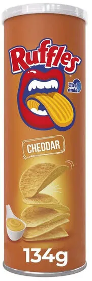 Batata Tubo Ruffles Cheddar 134g Pepsico