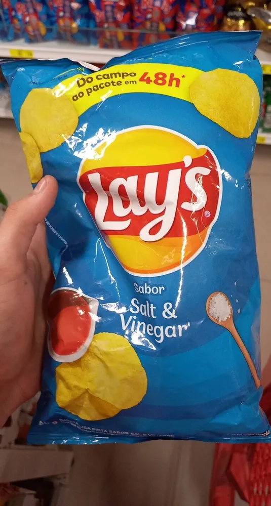 LAYS SAL E VINAGRE 80G ELMA CHIPS M