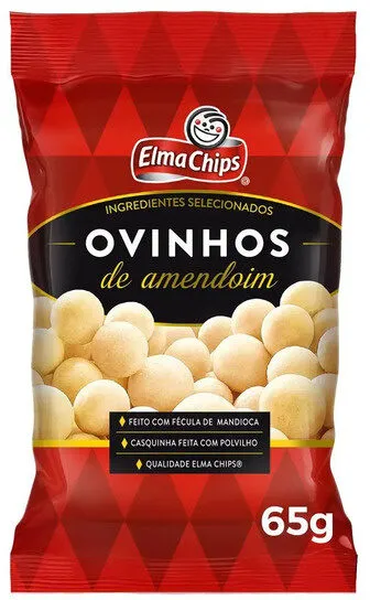 Ovinhos De Amendoim Elma Chips Pacote 65g