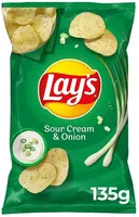 Batata Frita Lisa Sour Cream Lays Pacote 135g