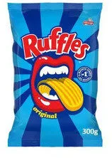 Batata Frita Ondulada Original Elma Chips Ruffles Pacote 300g