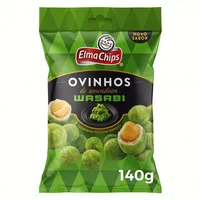 Ovinhos De Amendoim Wasabi Elma Chips Pacote 140g