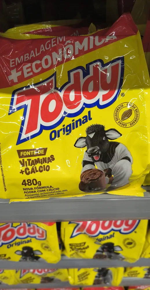 Achocolatado Pó Original Toddy Pacote 480g Econômica