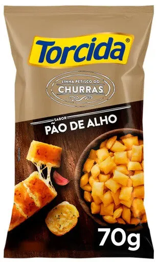 Salgadinho De Trigo Pão De Alho Torcida Churras Pacote 70g