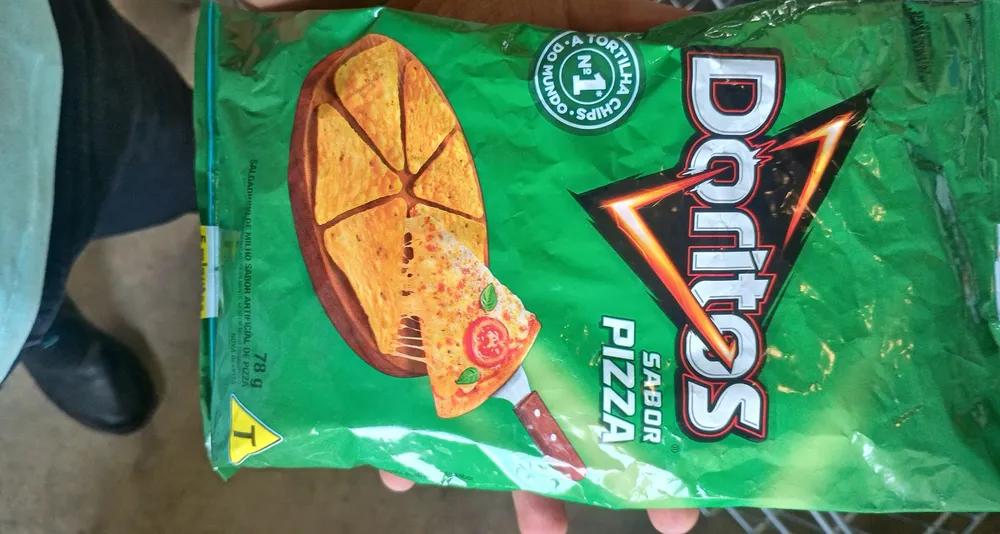 Salgadinho De Milho Pizza Rock In Rio Doritos Pacote 78g