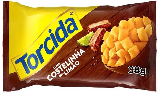 Salgadinho De Trigo Costelinha Com Limão Torcida Pacote 38g