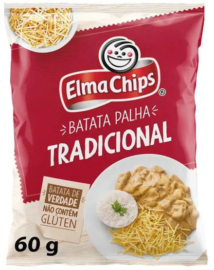 Batata Palha Tradicional Elma Chips Pacote 60g