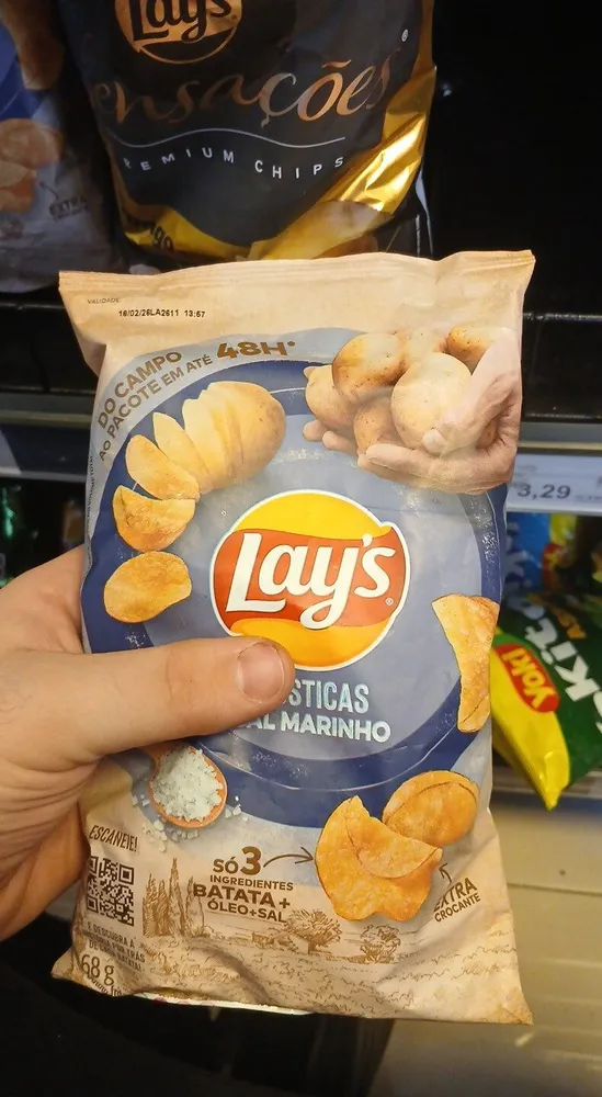 lays sal marinho 68g