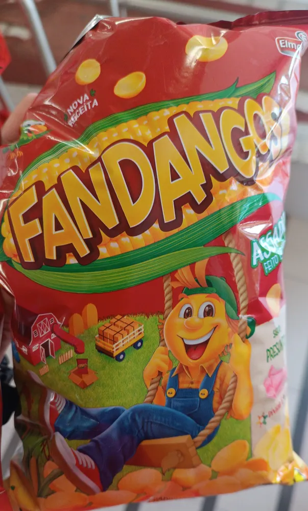 Fandagos Salgadinho de milho sabor presunto