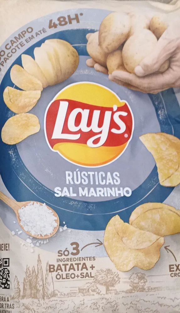 SALG Lays rustica sal mar. 100g