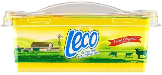 Manteiga E Margarina Com Sal Extra Cremosa Leco Pote 200g