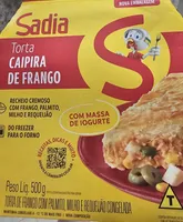 Torta Congelada Frango, Palmito, Milho E Requeijão Sadia Caixa 500g