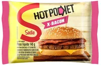 Sanduíche Congelado X Bacon Sadia Hot Pocket Pacote 145g